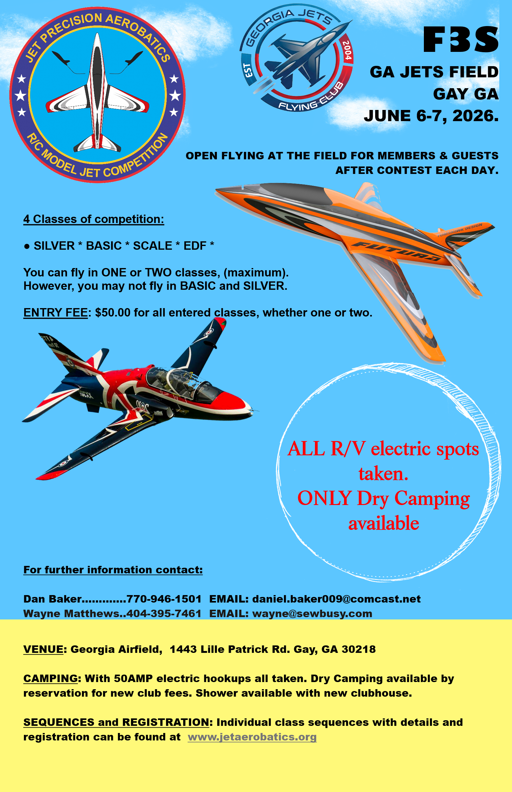 Jet Precision Aerobatics F3S Competition flyer