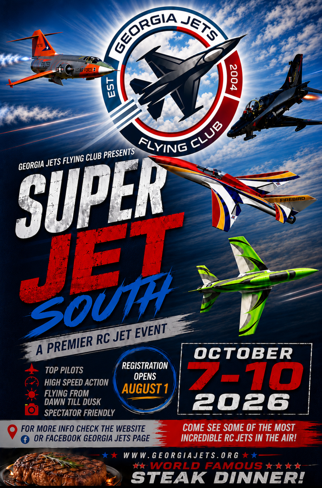 Super Jet South 2026 flyer